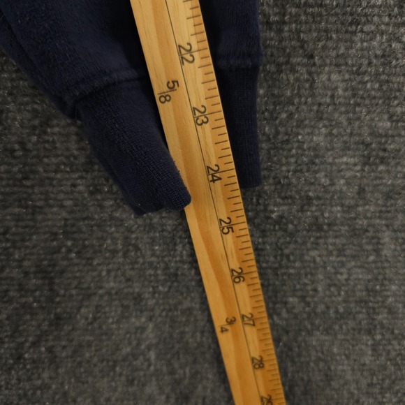 West Virginia Mountaineers Sweatshirt Mens Medium Blue Embroidered Colosseum - Picture 7 of 14